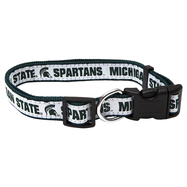 slide 1 of 1, Pets First Company, Michigan State Collar, Small, SM