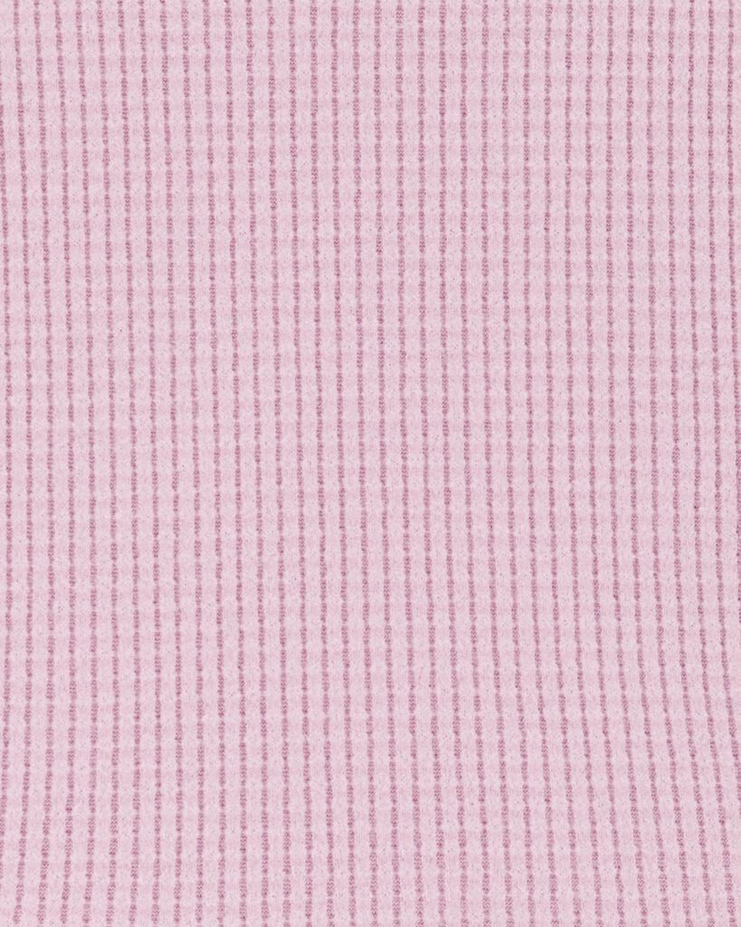 slide 2 of 2, Carter's Kid Waffle Knit Thermal Long-Sleeve Tee Pink 4, 1 ct