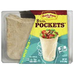 Old El Paso Tortilla Pockets, 8 Pockets, 8.4 oz.