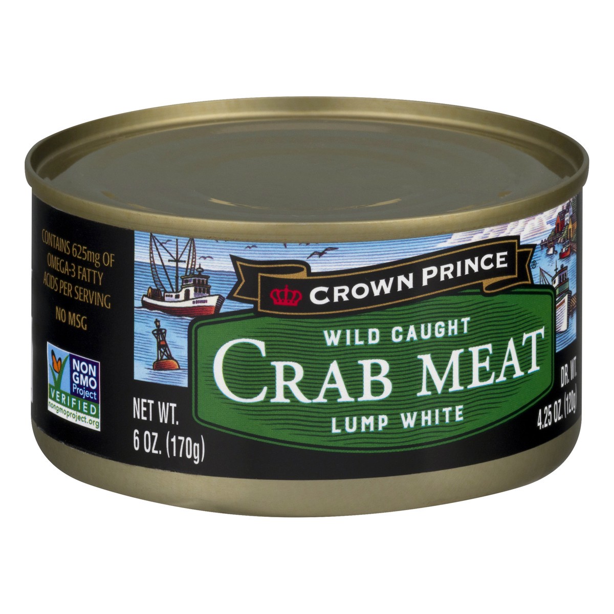 slide 7 of 9, Crown Prince Lump White Crab Meat 6 oz, 6 oz
