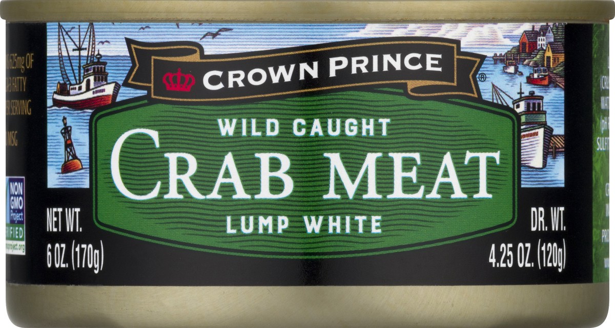 slide 3 of 9, Crown Prince Lump White Crab Meat 6 oz, 6 oz