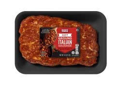 Giant Eagle Italian Sausage Ground, Hot