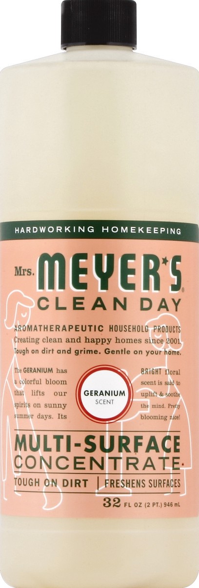 slide 1 of 3, Mrs. Meyer's Multi-Surface Concentrate 32 oz, 32 oz