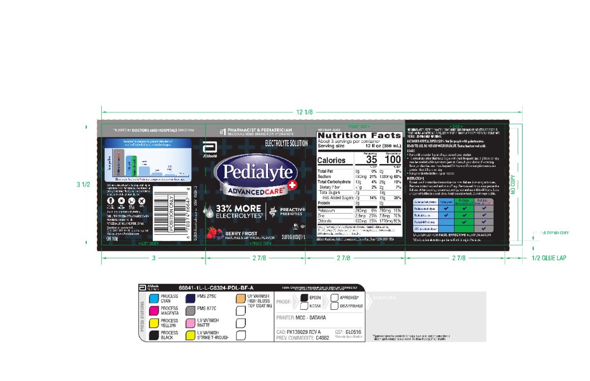 slide 10 of 10, Pedialyte AdvancedCare Plus Berry Frost Electrolyte Solution 33.8 fl oz, 33.8 fl oz