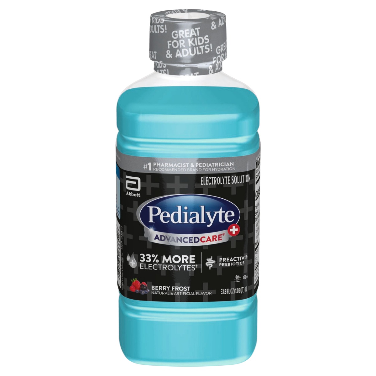 slide 1 of 8, Pedialyte AdvancedCare Plus Electrolyte Solution Drink - Berry Frost - 33.8 fl oz, 33.8 fl oz