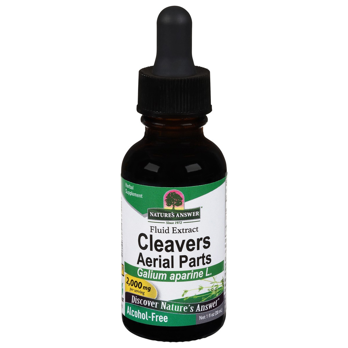 slide 11 of 14, Nature's Answer 2000 mg Cleavers Aerial Parts Fluid Extract 1 fl oz, 1 fl oz
