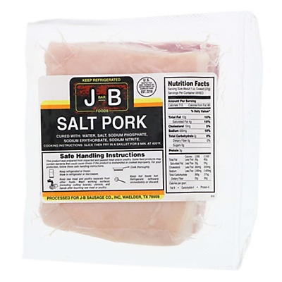 slide 1 of 1, J Bar B Dry Salt Pork, per lb
