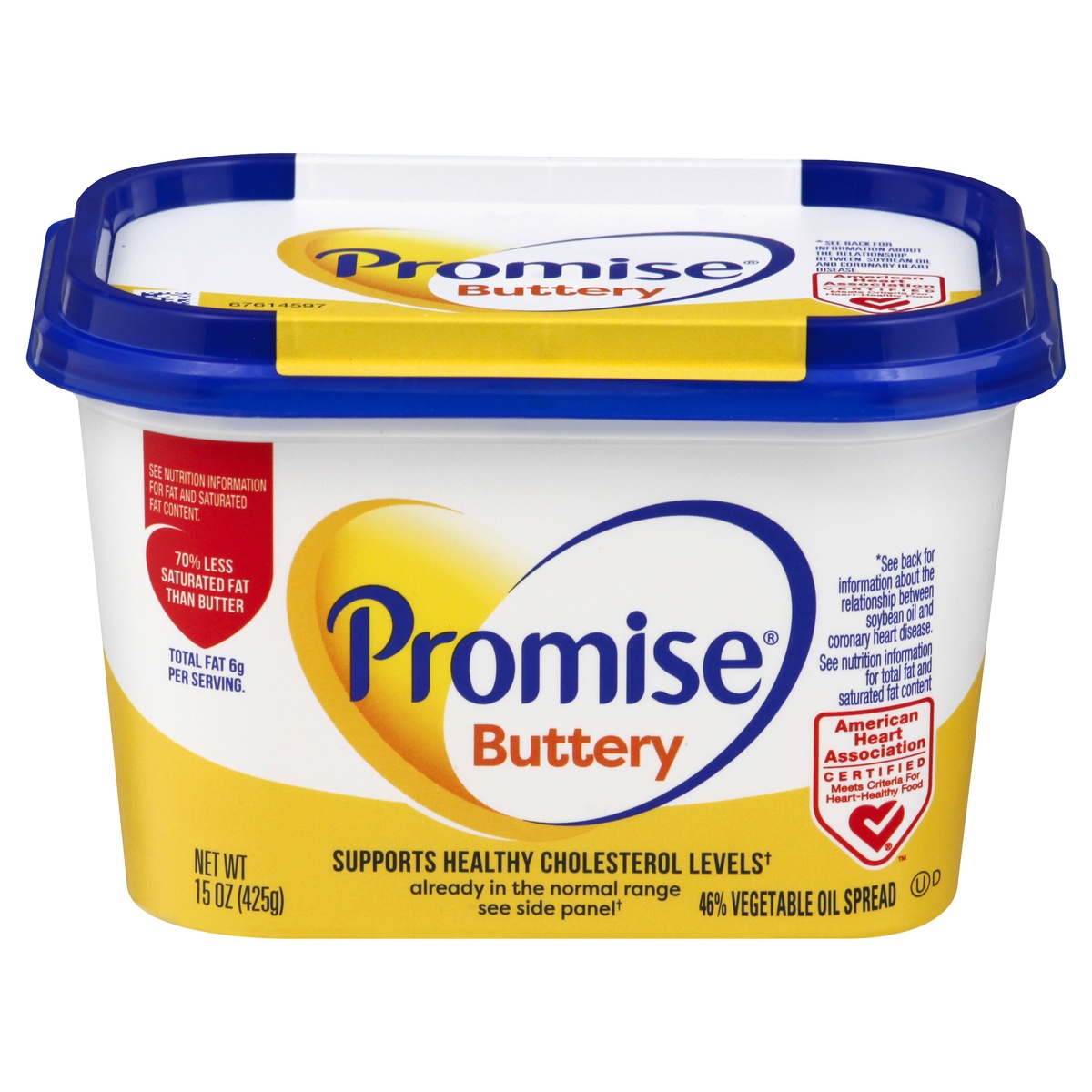 slide 1 of 1, Promise Vegetable Oil Spread Buttery, 15 oz