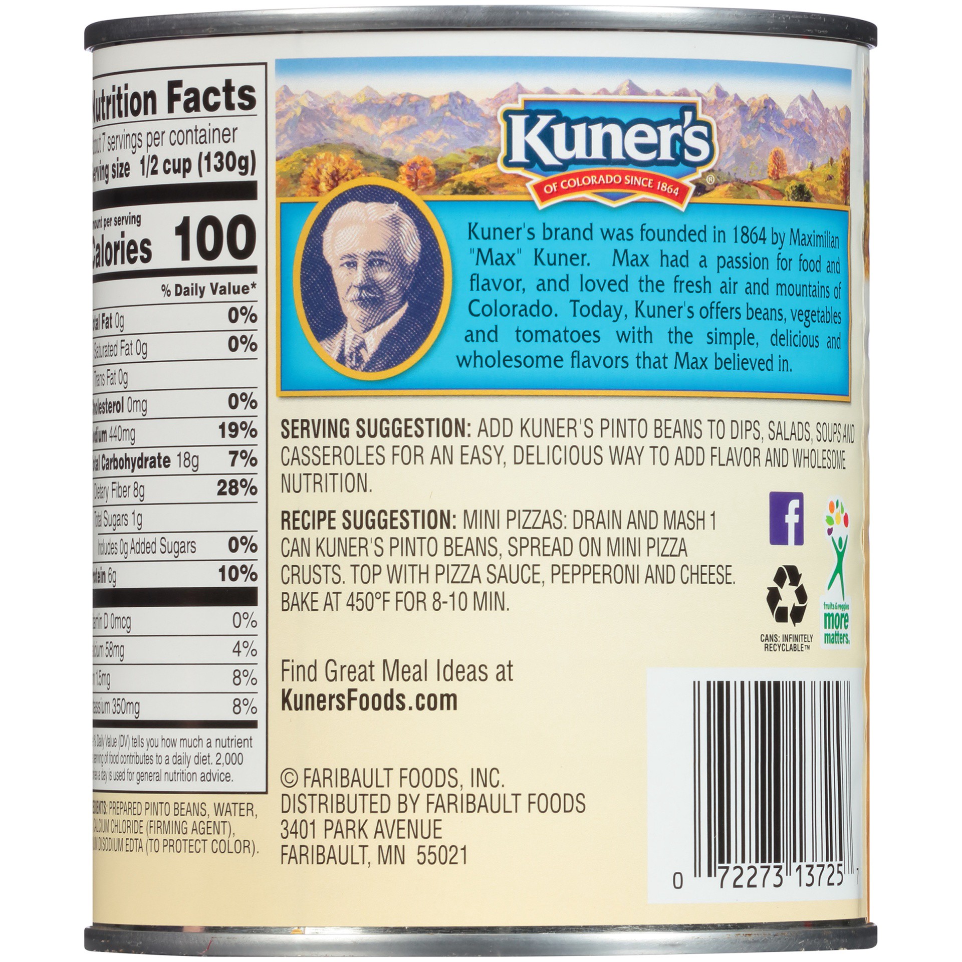 slide 6 of 6, Kuner's Pinto Beans 30 oz, 30 oz