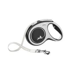 Flexi Comfort Retractable Dog Leash in Grey, 16 ft