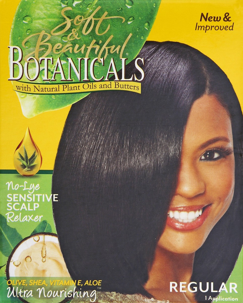 slide 1 of 5, SOFT & BEAUTIFUL Proline Botanicals Relaxer, 1 ea