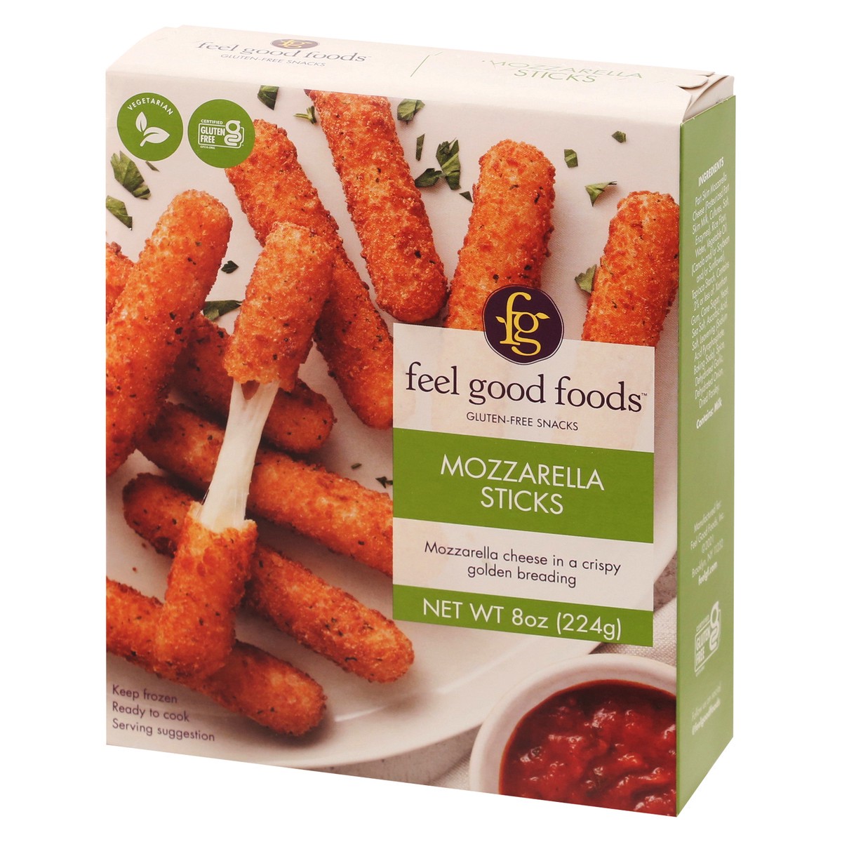 slide 2 of 9, Feel Good Foods Mozzarella Sticks 8 oz, 8 oz