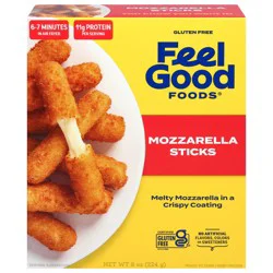 Feel Good Foods Gluten Free Mozzarella Sticks 8 oz