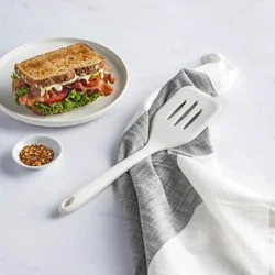 Hy-Vee Seasons Silicone Slotted Turner In Linen