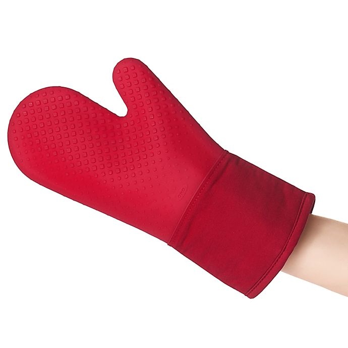 slide 6 of 6, OXO Good Grips Silicone Oven Mitt - Red, 1 ct