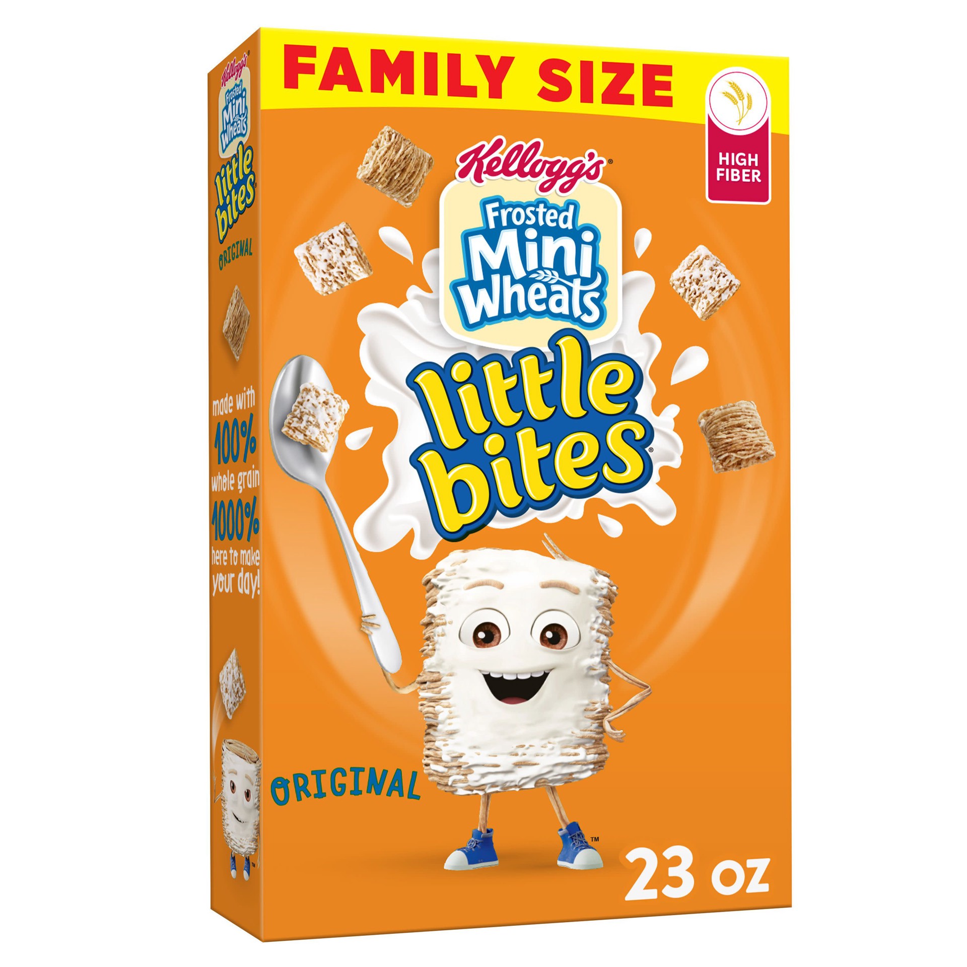 slide 1 of 1, Frosted Mini-Wheats Little Bites Family Size Original Cereal 23 oz, 23 oz