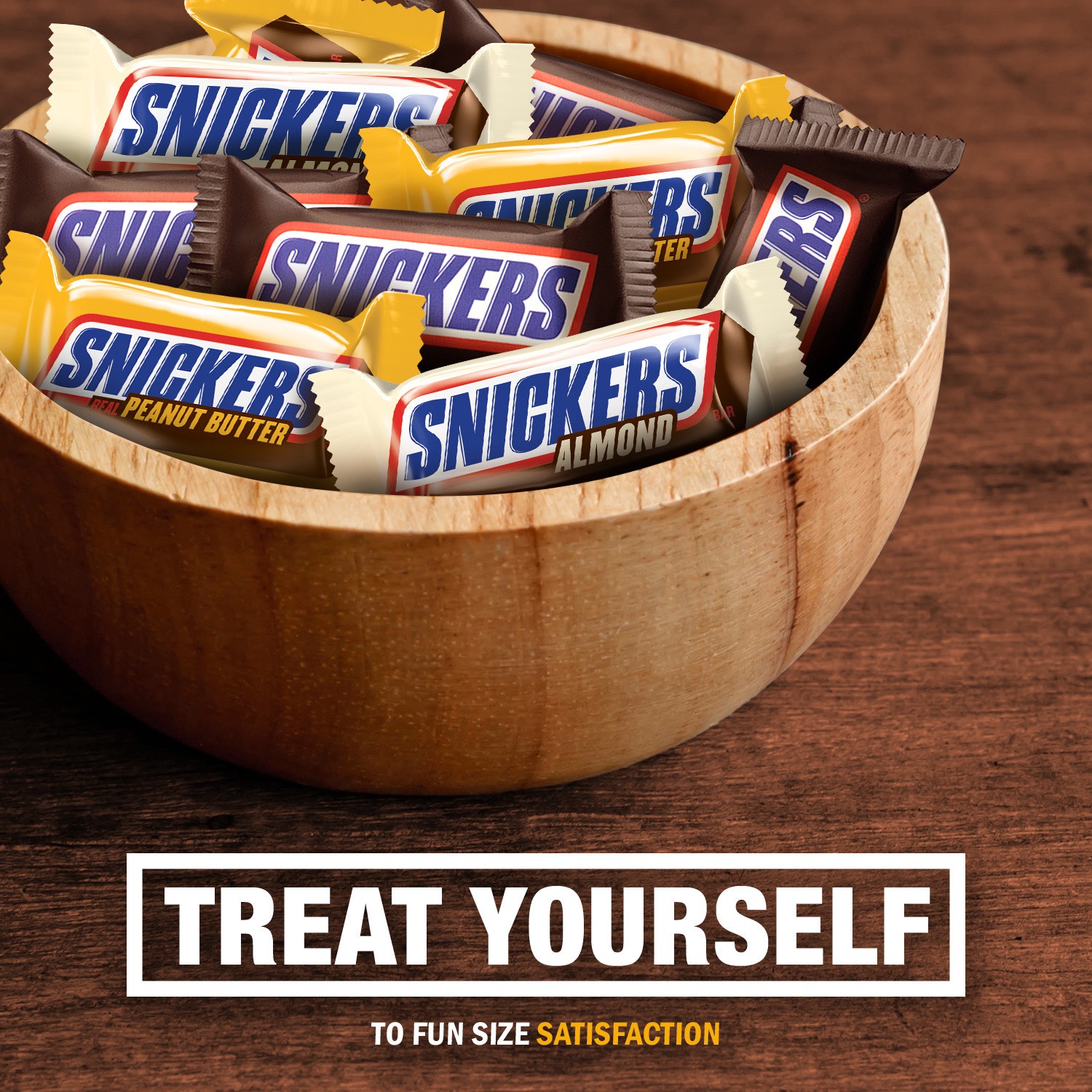 slide 2 of 6, SNICKERS Original, Peanut Butter & Almond Variety Pack Fun Size Chocolate Candy Bars, 10.36 oz, 10.36 oz