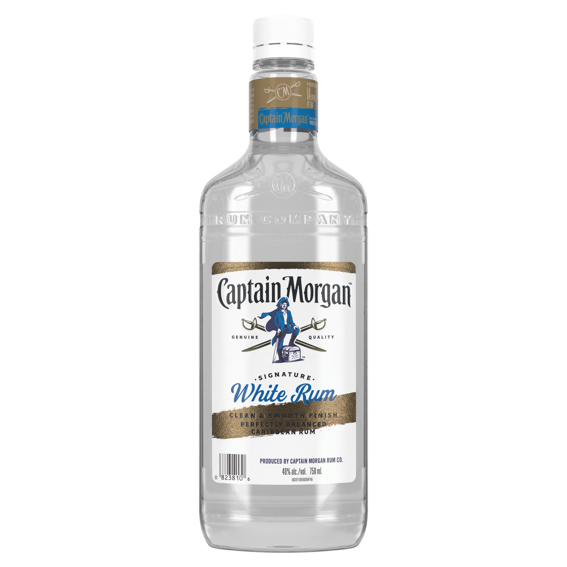 slide 1 of 1, Captain Morgan White Rum, 750 mL, 750 ml