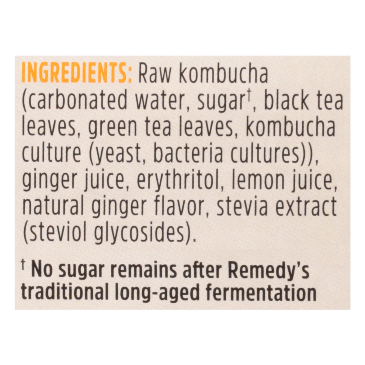 slide 11 of 12, Remedy Ginger Lemon Kombucha 4 - 11 fl oz Cans, 44 fl oz