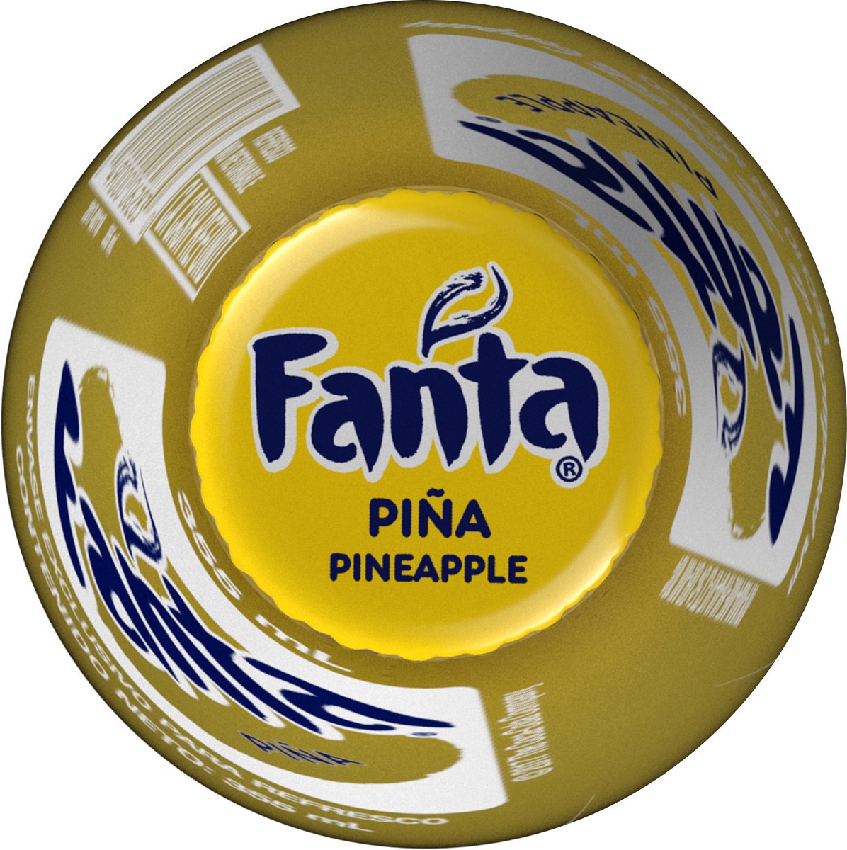 slide 2 of 8, Fanta Pineapple Soda 355 ml, 12 fl oz