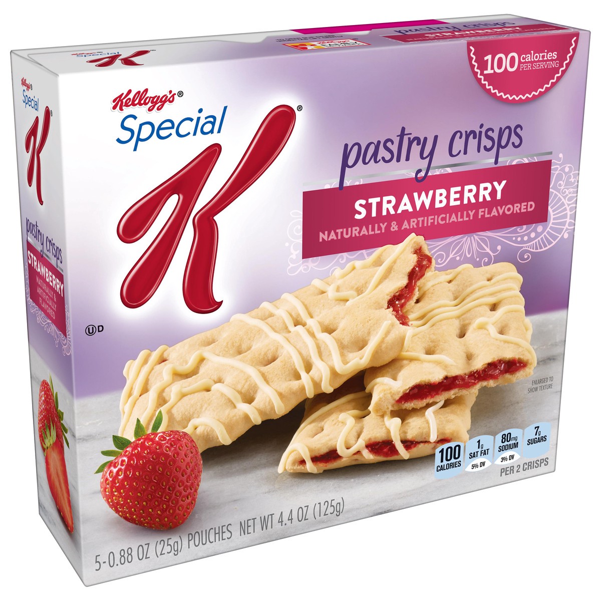 slide 6 of 10, Special K Kellogg's Special K Pastry Crisps, Strawberry, 5 Ct, 4.4 Oz, Box, 4.4 oz