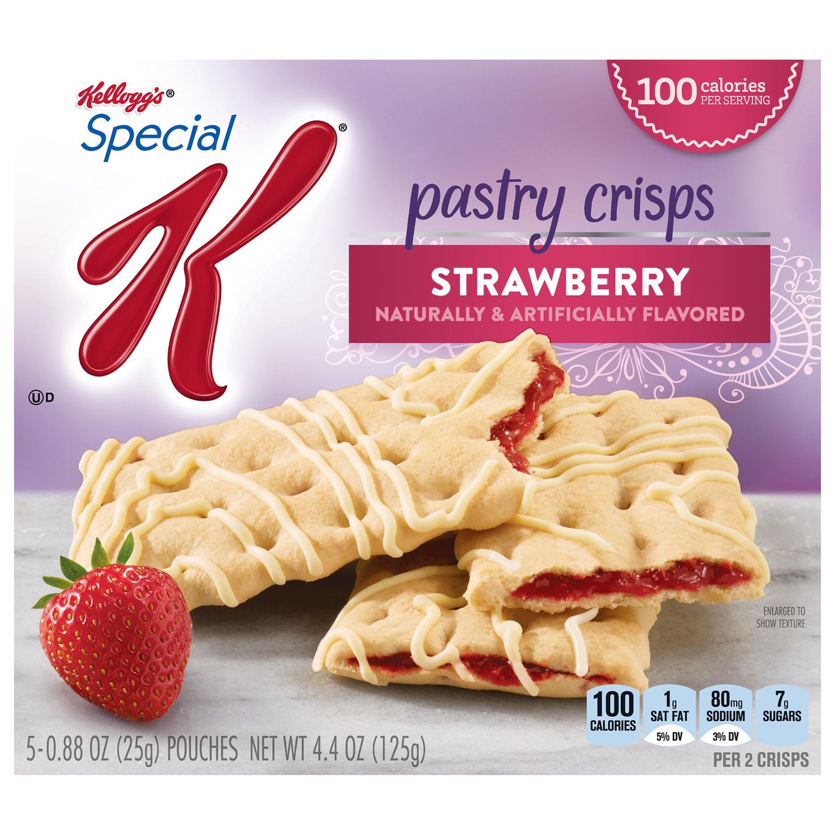 slide 4 of 10, Special K Kellogg's Special K Pastry Crisps, Strawberry, 5 Ct, 4.4 Oz, Box, 4.4 oz