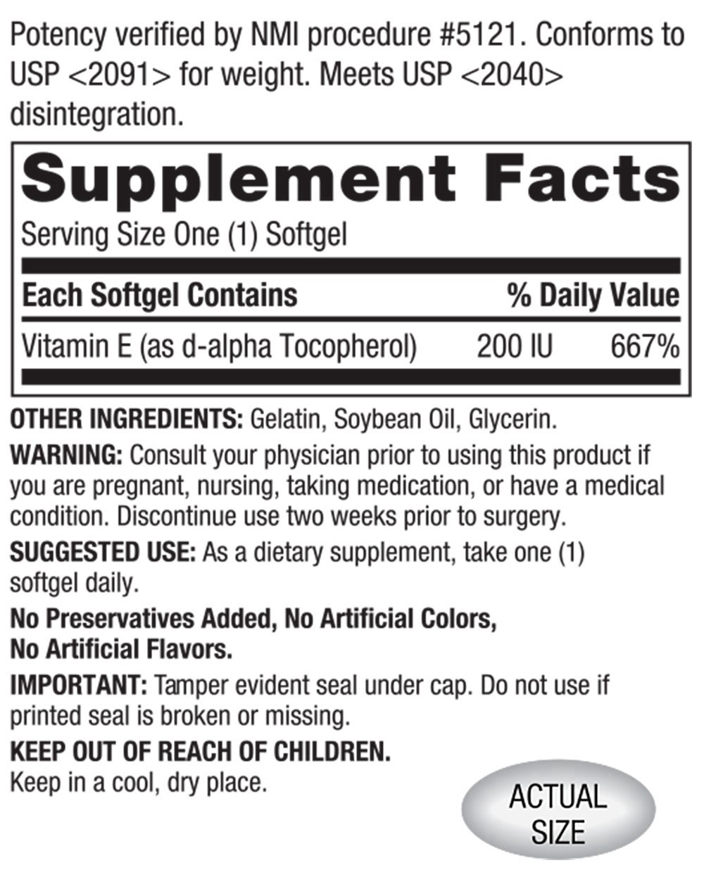 slide 2 of 2, Rite Aid Ra Nat Vit E 200Iu, 100 ct