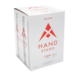 Hy-Vee Hand Stand Energy, Zero Sugar, Cherry 4pk