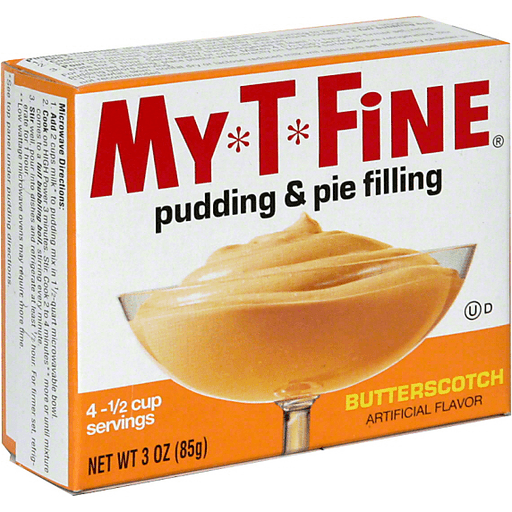 slide 1 of 1, My-T-Fine Butterscotch Pudding & Pie Filling, 3 oz