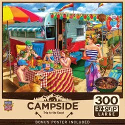 Masterpieces Campside - Trip to the Coast 300 Piece EZ Grip Puzzle