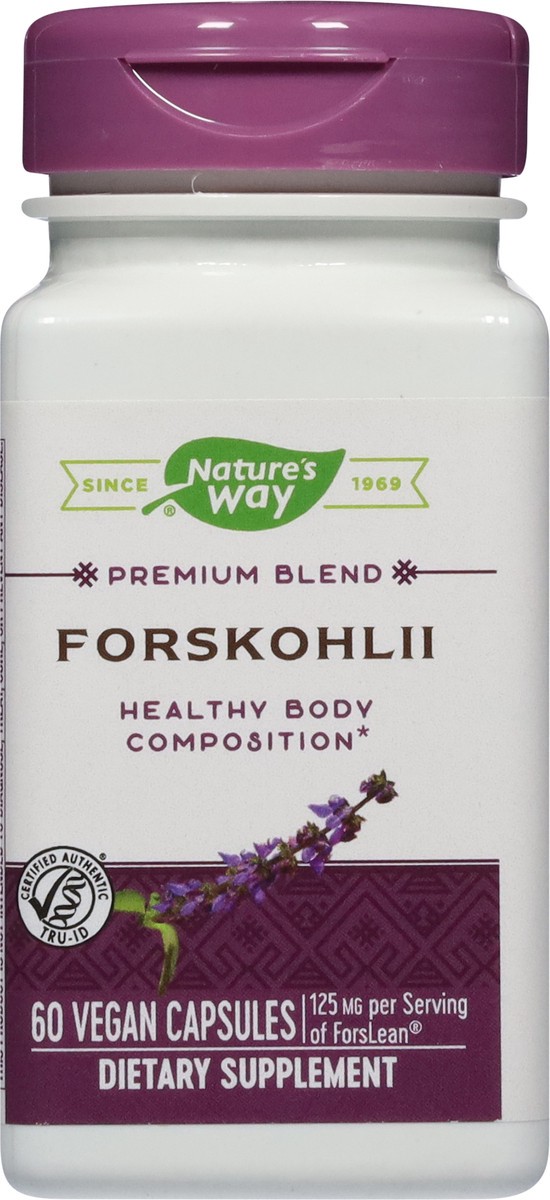 slide 13 of 13, Nature's Way 125 mg Forskohlii 60 Vegan Capsules, 60 ct