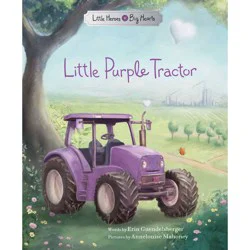 Sourcebooks Little Purple Tractor - by Erin Guendelsberger (Board Book)