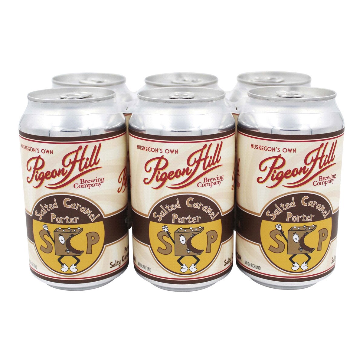 slide 1 of 5, Pigeon Hill Salted Caramel Porter, 6 ct; 12 oz