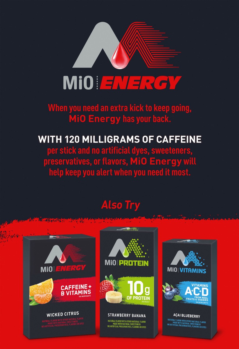 slide 12 of 14, MiO Energy Black Cherry Drink Mix 10 - 0.53 oz ea, 10 ct; 0.53 oz