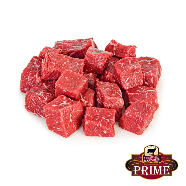 slide 1 of 1, Market District Boneless Beef Stew Cubes, Prime, Certified Angus Beef, per lb