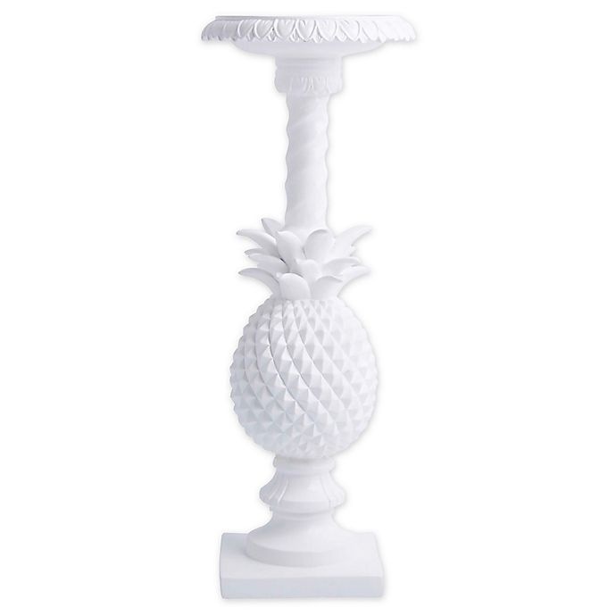 slide 1 of 1, One Kings Lane Open House Pineapple Shaped Candle Holder, 10.5 in