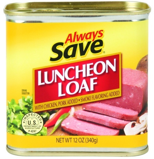 slide 1 of 1, Always Save Canned Luncheon Meat, 12 oz