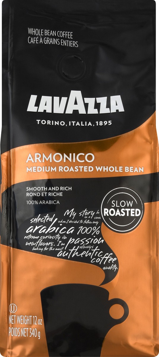 slide 5 of 11, Lavazza Medium Roasted Whole Bean Armonico Coffee 12 oz, 12 oz