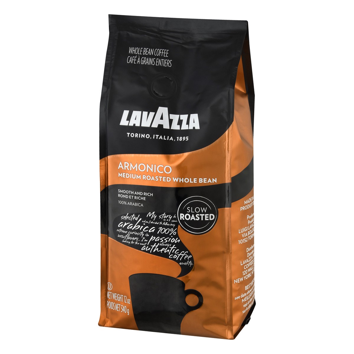 slide 9 of 11, Lavazza Medium Roasted Whole Bean Armonico Coffee 12 oz, 12 oz