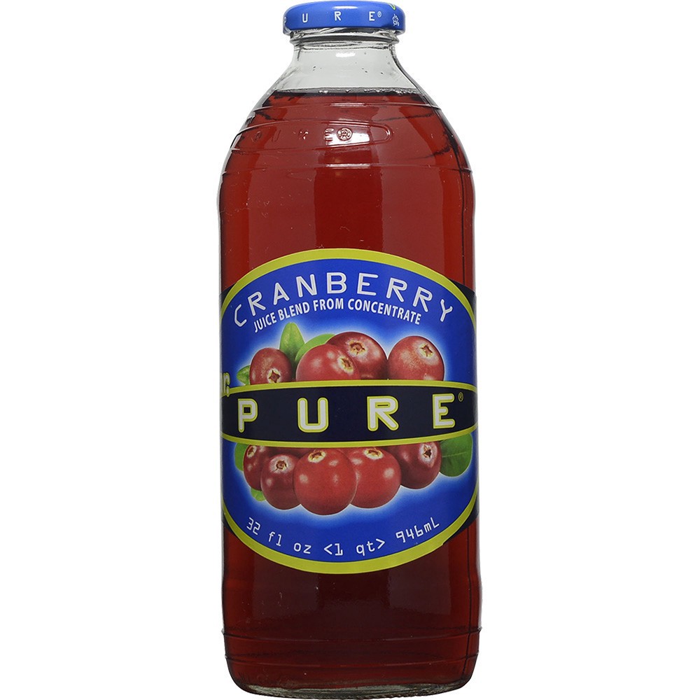 slide 1 of 1, Mr. Pure Cranberry Juice- 32 oz, 32 oz
