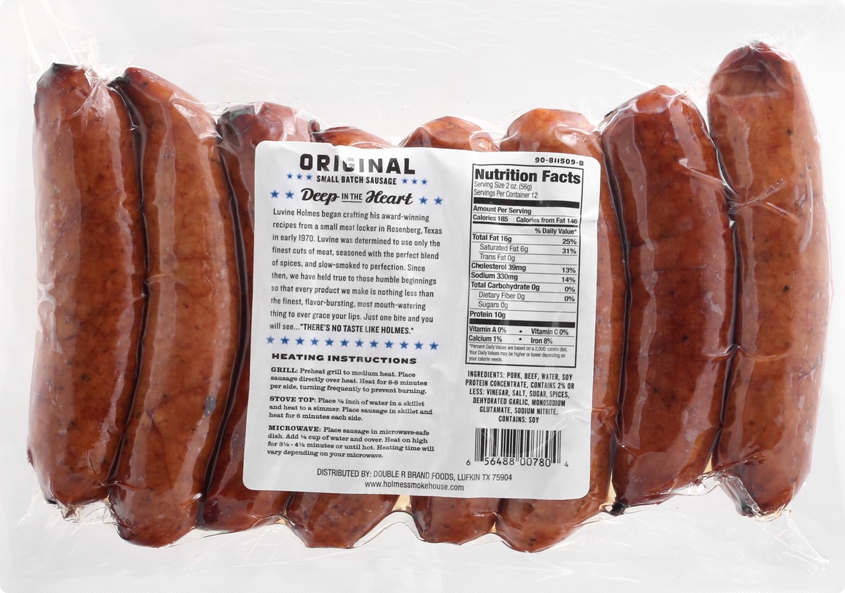 slide 10 of 13, Holmes Smokehouse Pork And Beef Original, 24 oz