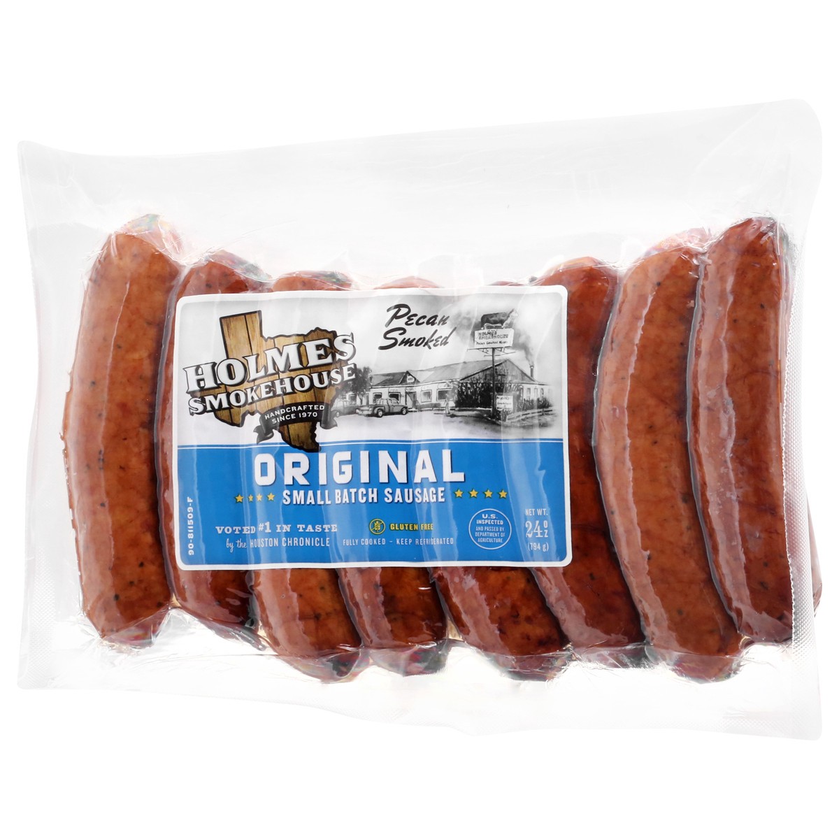 slide 12 of 13, Holmes Smokehouse Pork And Beef Original, 24 oz