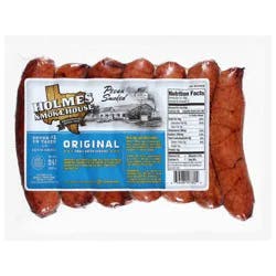 Holmes Smokehouse Pecan Smoked Small Batch Original Sausage 24 oz