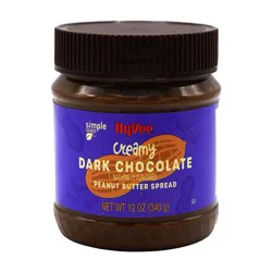 Hy-Vee Creamy Dark Chocolate Peanut Butter Spread