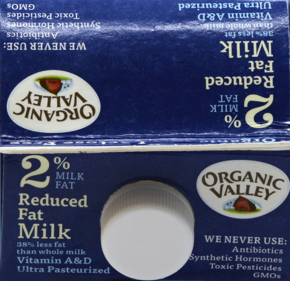 slide 2 of 5, ORGANIC VALLEY Ultra Pasteurized Organic, Lactose-Free, 2% Milk, 64 oz, 64 oz