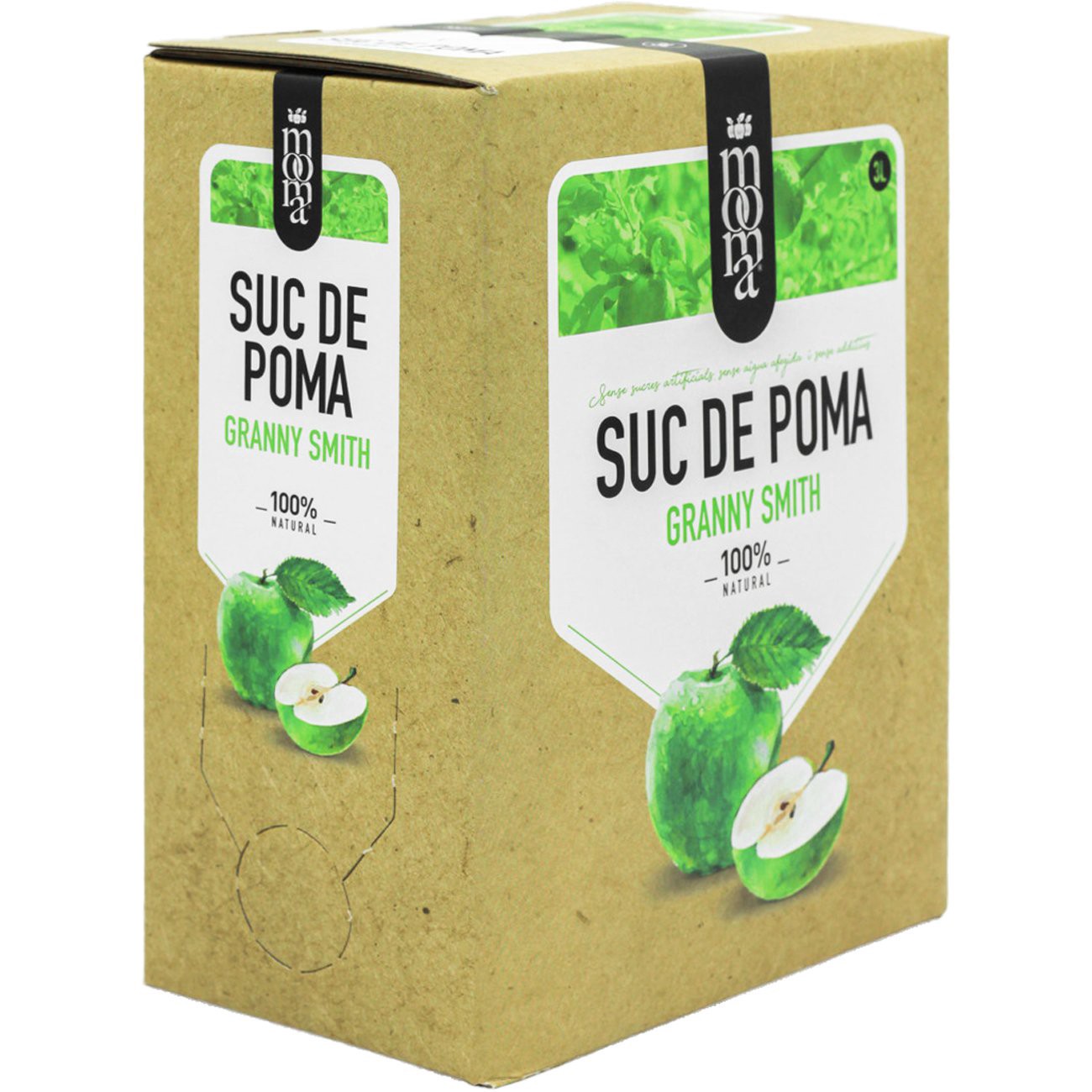 slide 1 of 1, Mooma Granny Smith Apple Juice, 3 liter