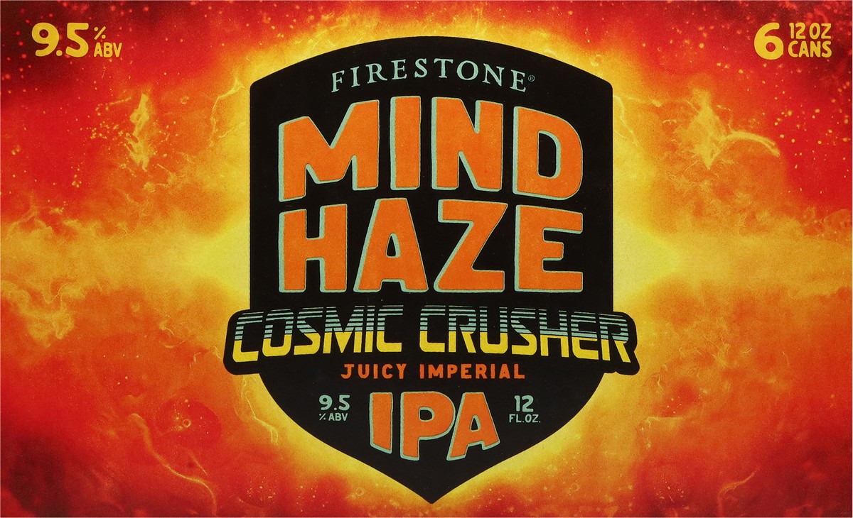 slide 4 of 12, Firestone Walker Mind Haze Cosmic Crusher Ipa, 12oz, 6pk Cans, 6 ct; 12 oz
