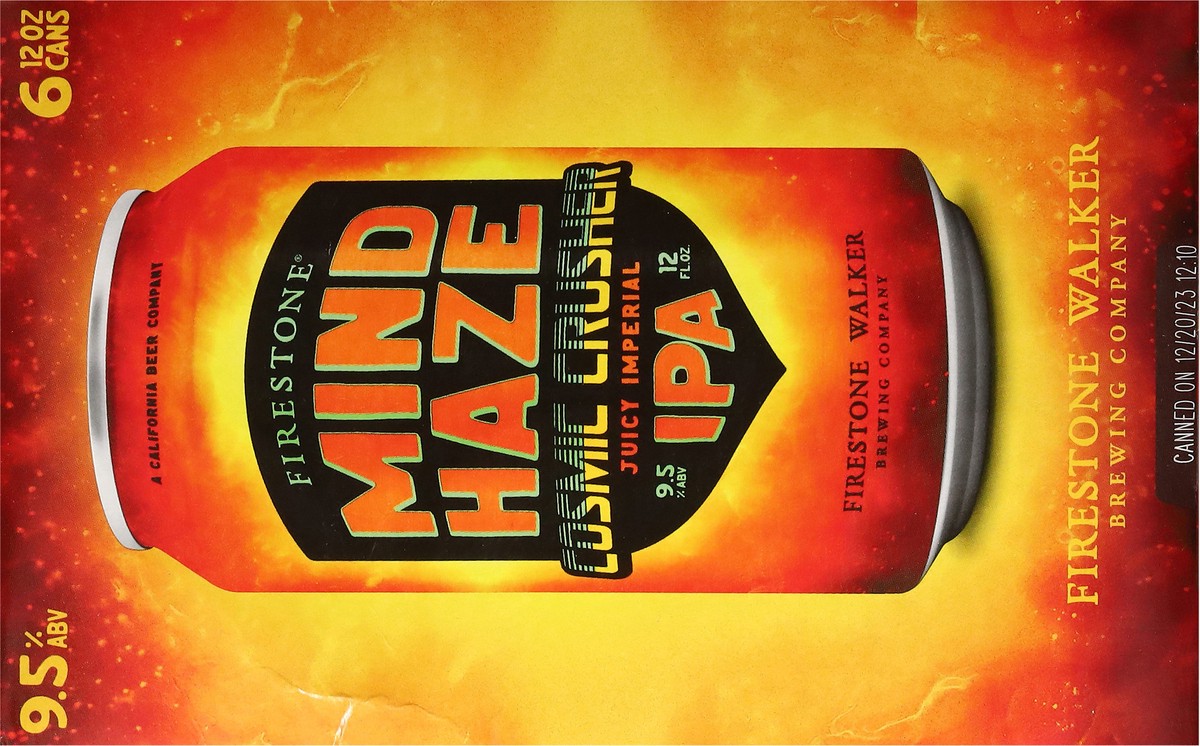 slide 10 of 12, Firestone Walker Mind Haze Cosmic Crusher Ipa, 12oz, 6pk Cans, 6 ct; 12 oz