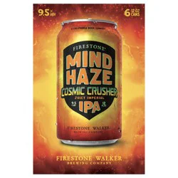 Firestone Walker Mind Haze Cosmic Crusher IPA, 12 oz, 6 pk Cans