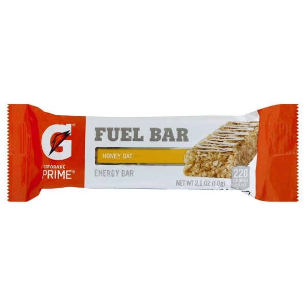 slide 1 of 1, Gatorade Prime Honey Oat Fuel Bar Energy Bar, 2.1 oz